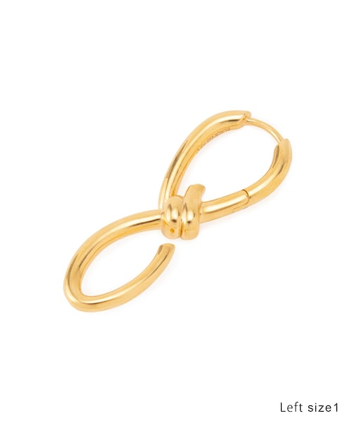 ADAM ET ROPE'（アダムエロペ）の「【公式サイト限定】【MARIA BLACK】Pirro Earring Gold HP（ピアス（片耳用）・レディース・ゴールド・1/2）」の8枚目の写真