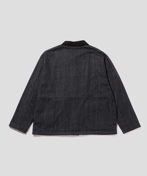 ADAM ET ROPE'(アダムエロペ)の「《別注》【Kartik Research / カルティック リサーチ】DENIM JACKET(デニムジャケット・メンズ・ブラック・L/M)」の17枚目の写真