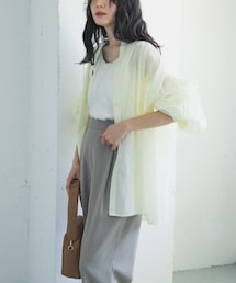 URBAN RESEARCH DOORS | コットンボイルギャザーブラウス(シャツ/ブラウス)