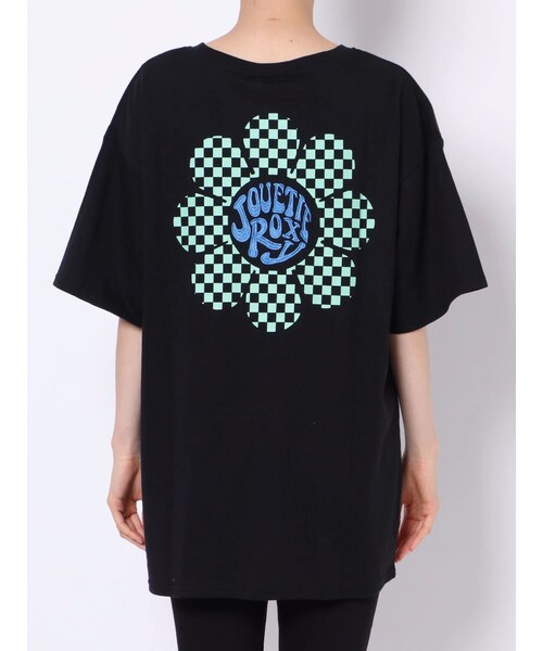 jouetie（ジュエティ）の「ROXY BIG Tシャツ（Tシャツ/カットソー・レディース・ブラック/オフホワイト/イエロー・M/F）」の6枚目の写真