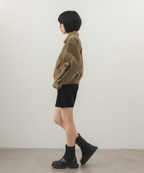 KBF(ケイビーエフ)の「ニットショートパンツ(その他パンツ・レディース・BLACK/CHARCOAL/BROWN・One)」の10枚目の写真