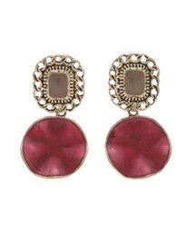 dazzlin | ヴィンテージカラーサークルイヤリング(イヤリング)