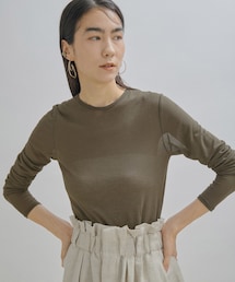 SALON adam et rope' | [ご好評につき新色追加！]シアージャージクルーネックプルオーバー(Tシャツ/カットソー)