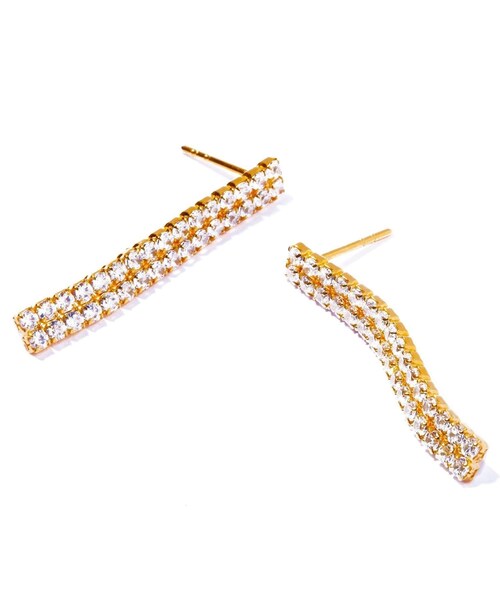 ROPE'(ロペ)の「【WEB限定】【les bonbon (ル ボンボン)】princess double pierce GD(ピアス(両耳用)・レディース・ゴールド・F)」の21枚目の写真