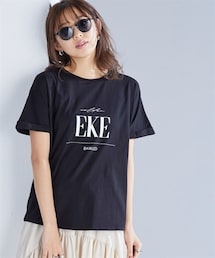 nissen | クルーネックロゴプリントTシャツ(Tシャツ/カットソー)