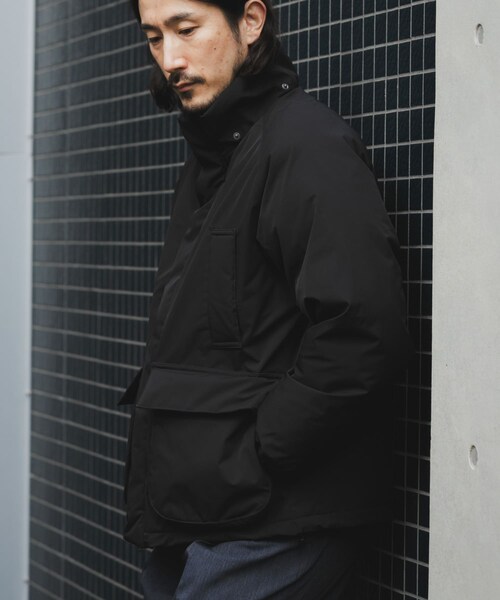 ITEMS URBANRESEARCH（アイテムズ アーバンリサーチ）の「THERMOLITEデタッチャブルフードジャケット（その他アウター・メンズ・L.KHK/NVY/BLK・M/L）」の9枚目の写真