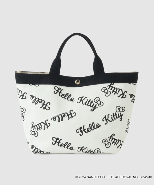 ROPE'（ロペ）の「【一部店舗限定】HELLO KITTY トートバックMedium（トートバッグ・レディース・ブラック/ホワイト・F）」の5枚目の写真