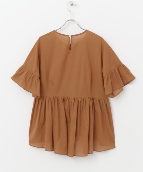 URBAN RESEARCH ROSSO（アーバンリサーチロッソ）の「F by ROSSO　コットンボイル切替ギャザーブラウス（シャツ/ブラウス・レディース・LAVENDER/MINT/L/BROWN/BLACK・FREE）」の22枚目の写真