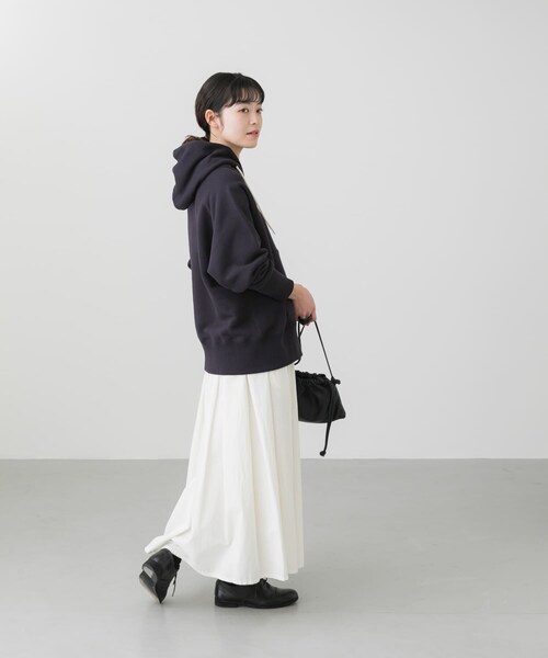 かぐれ（カグレ）の「スウェットフーデットプルオーバー（パーカー・レディース・CORAL/BUTTER/NAVY・FREE）」の16枚目の写真