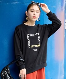 nissen | 綿混裏起毛ロゴプリントビッグトレーナー（エバーラスト）(スウェット)