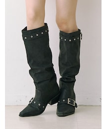 jouetie | ルーズウエスタンベルトブーツ(ブーツ)