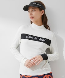 ROPE' | 【保温】プレミアウォーム配色長袖プルオーバー(Tシャツ/カットソー)