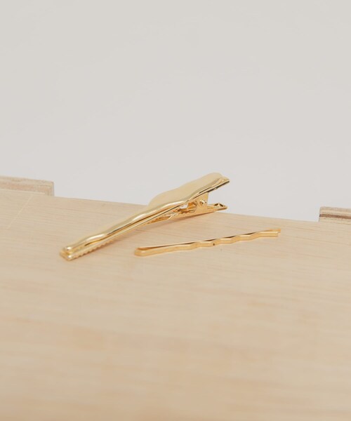 KBF（ケイビーエフ）の「メタルクリップピンセット（バレッタ/ヘアクリップ・レディース・SILVER/GOLD・One）」の2枚目の写真