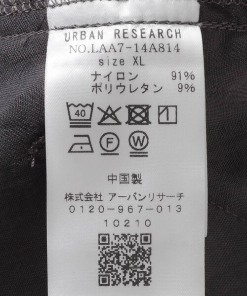 URBAN RESEARCH Sonny Label（アーバンリサーチサニーレーベル）の「OOPS　吸汗速乾UVカット機能パンツ（その他パンツ・メンズ・BLACK/GRAY・M/L/XL）」の7枚目の写真