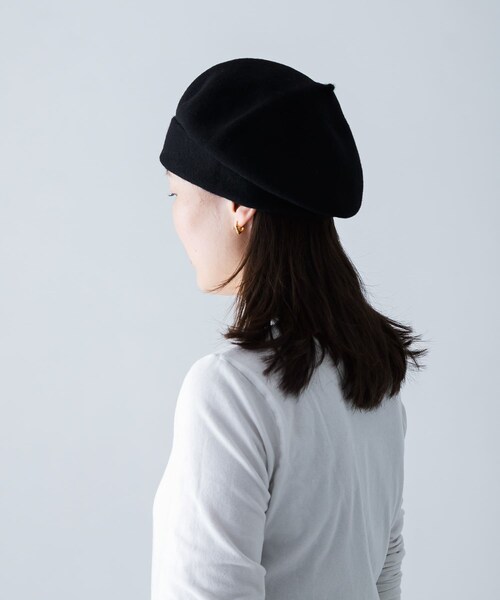 かぐれ（カグレ）の「Kopka　Roll Up Beret（ハンチング/ベレー帽・レディース・BK/D.GRY/L.BRMULTI/L.GRYMULTI・FREE）」の5枚目の写真