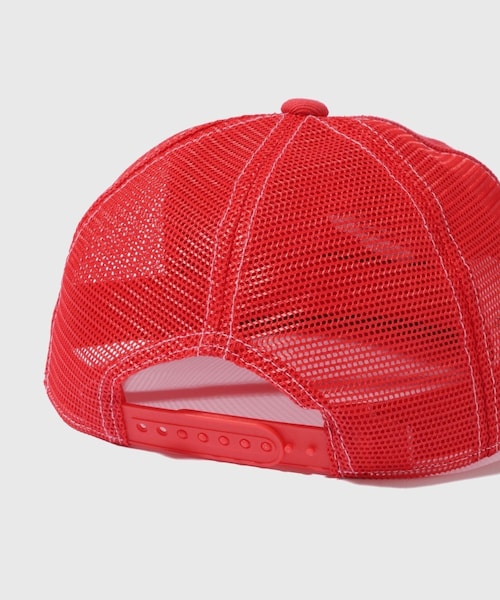 ADAM ET ROPE'（アダムエロペ）の「【elephant TRIBAL fabrics/エレファントトライバルファブリクス】SPORTS LOGO CAP（キャップ・メンズ・ブラック/レッド・F）」の11枚目の写真