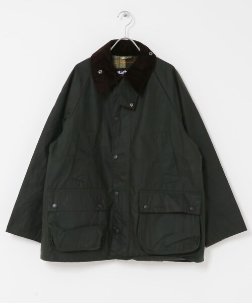 URBAN RESEARCH DOORS（アーバンリサーチドアーズ）の「Barbour　OS BEDALE WAX JACKET（テーラードジャケット・メンズ・SAGE/BLACK・36/38/40）」の17枚目の写真