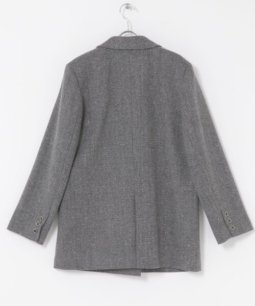URBAN RESEARCH ROSSO（アーバンリサーチロッソ）の「F by ROSSO　ヘリンボンネップツイードジャケット（テーラードジャケット・レディース・BEIGE/GRAY・Free）」の14枚目の写真