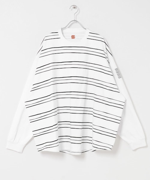 SEE SEE　SUPER BIGLS TEE (MULTI BORDER)