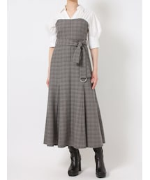 MERCURYDUO | シャツドッキング配色ワンピース(ワンピース)