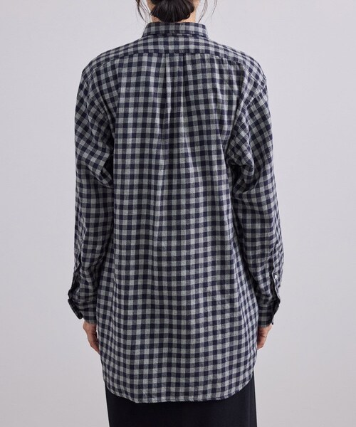 ADAM ET ROPE'(アダムエロペ)の「【INDIVIDUALIZED SHIRTS for SALON】別注フランネルチェックシャツ / グレー(シャツ/ブラウス・レディース・グレー・F)」の11枚目の写真