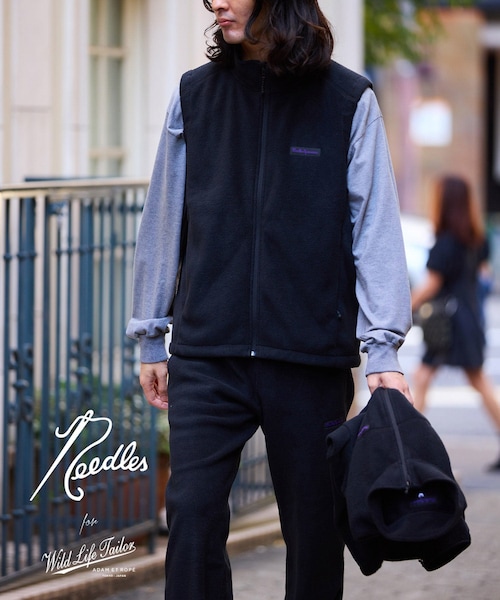 ADAM ET ROPE'(アダムエロペ)の「《別注》【Needles/ニードルズ】S.B. Vest(ベスト・メンズ・ブラック・L/M/S/XL)」の11枚目の写真