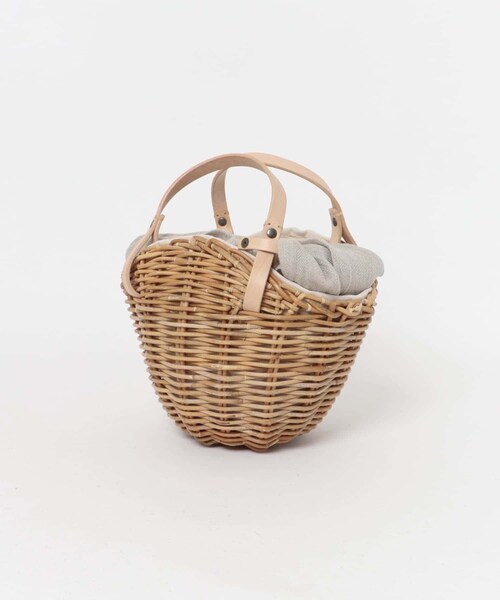 かぐれ（カグレ）の「eb.a.gos　ブルームバスケット　レザーハンドル（ハンドバッグ・レディース・BK/NA・FREE）」の11枚目の写真