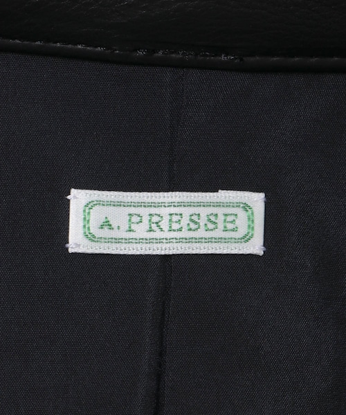 URBAN RESEARCH（アーバンリサーチ）の「A PRESSE　Leather Sports Jacket（ライダースジャケット・メンズ・Black・2/3/4）」の10枚目の写真