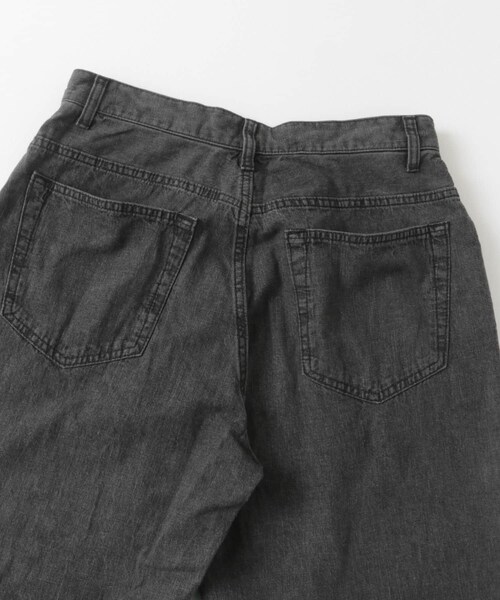 URBAN RESEARCH DOORS（アーバンリサーチドアーズ）の「FORK&SPOON　綿麻デニム5ポケットパンツ（デニムパンツ・メンズ・BLACK/ONEWASH・4/5）」の10枚目の写真