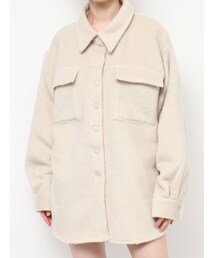 EVRIS | シャギーオーバーサイズシャツ(ミリタリージャケット)