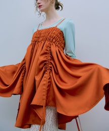 THE GOODLAND MARKET | cwtch　FLOWER MINI DRESS(ワンピース)