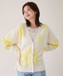 Jayro | フラワージャガードドルマンニットカーディガン(カーディガン/ボレロ)