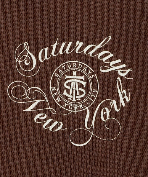 Saturdays NYC(サタデーズ ニューヨークシティ )の「Bowery Loofah Collar Sweatshirt(スウェット・レディース・グレー/ダークブラウン/グリーン・L/M/S/XL)」の22枚目の写真