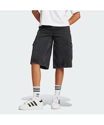 adidas | Adilenium シーズン2 デニムカプリショーツ（ジェンダーニュートラル）(デニムパンツ)