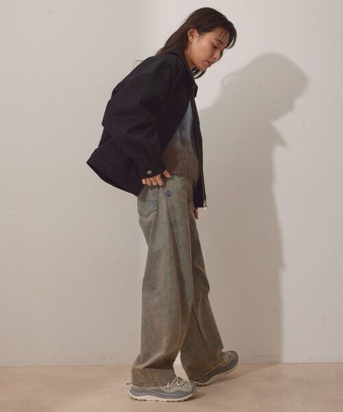 NERGY（ナージー）の「【防風＆透湿】ウールレイヤージャケット（その他アウター・レディース・ブラック/ベージュ・F）」の16枚目の写真