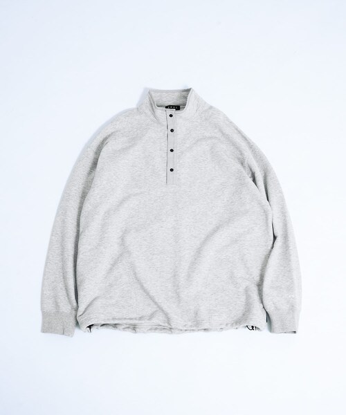 EKAL（エカル）の「『UR TECH』ドライスウェットプルオーバー（スウェット・メンズ・グレー/ブラック・M/L）」の18枚目の写真