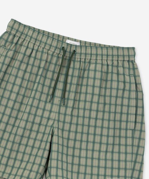 Saturdays NYC(サタデーズ ニューヨークシティ )の「Timothy Check Swim Short(その他パンツ・レディース・グリーン/レンガ・L/M/S/XL)」の11枚目の写真