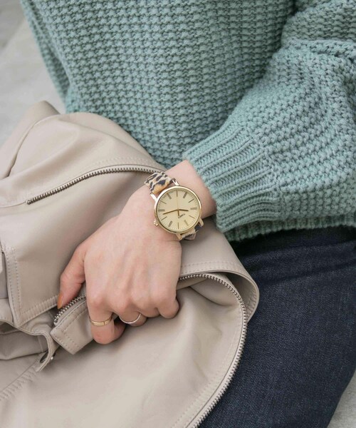 URBAN RESEARCH Sonny Label（アーバンリサーチサニーレーベル）の「TIMEX　ELEVATED CLASSICS（アナログ腕時計・レディース・レオパード・one）」の2枚目の写真