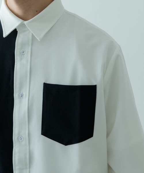 ITEMS URBANRESEARCH（アイテムズ アーバンリサーチ）の「Vertical Switch 長袖シャツ（シャツ/ブラウス・メンズ・BLU/WHT/GRY・M/L）」の14枚目の写真