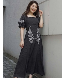 MERCURYDUO | エンブロイダリーマーメイドドレス(ドレス)