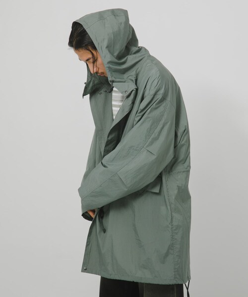 URBAN RESEARCH（アーバンリサーチ）の「POLYPLOID　MODS PARKA C（モッズコート・メンズ・BLACK/SAGE・3/4）」の18枚目の写真