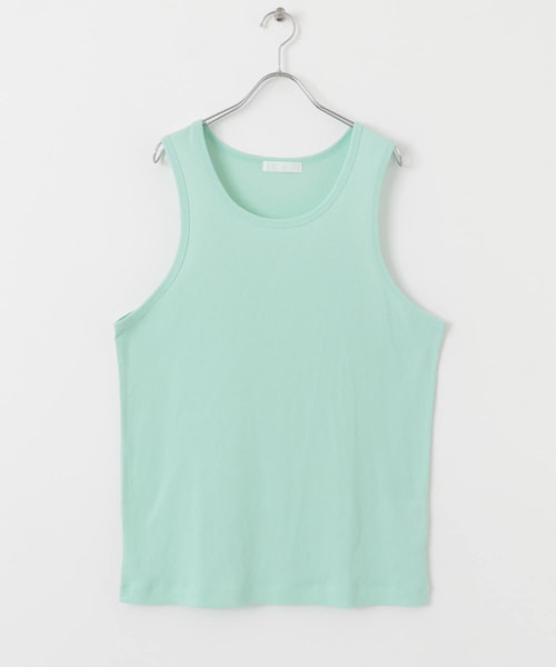 SENSE OF PLACE by URBAN RESEARCH（センスオブプレイスバイアーバンリサーチ）の「リブタンクトップ（タンクトップ・メンズ・WHITE/BLACK/MINT・M/L）」の3枚目の写真