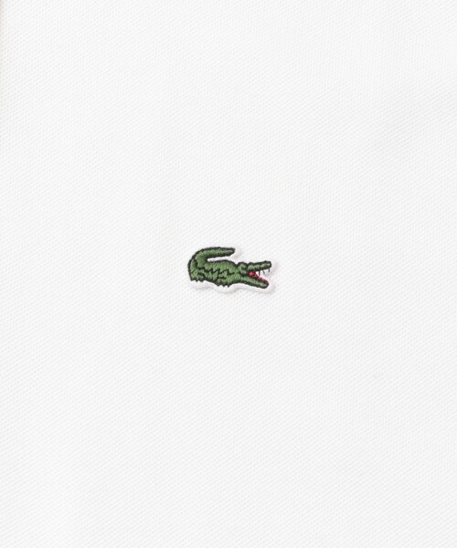 URBAN RESEARCH Sonny Label（アーバンリサーチサニーレーベル）の「LACOSTE　ポロシャツ（ポロシャツ・レディース・001ホワイト/031ブラック/166ネイビー・S）」の6枚目の写真