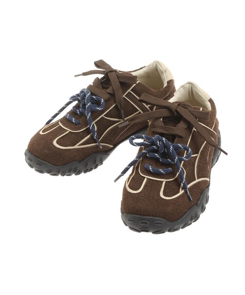 EMODA（エモダ）の「ダブルレースアップロースニーカー（その他シューズ・レディース・ブラック/ブラウン・S/M/L）」の12枚目の写真