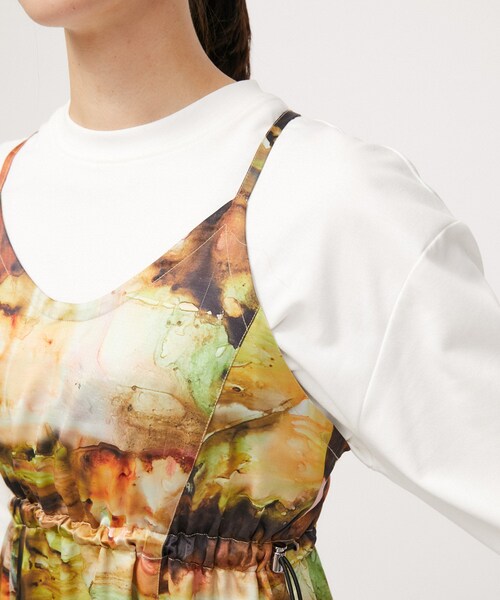 NERGY(ナージー)の「【Rico Ikeda×NERGY】2WAYドロストワンピース(ワンピース・レディース・イエロー/シルバー・F)」の20枚目の写真