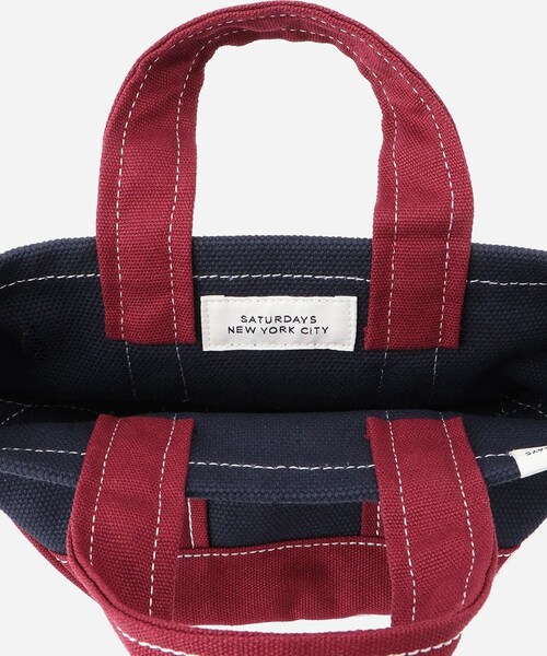 Saturdays NYC(サタデーズ ニューヨークシティ )の「Canvas Mini Tote Bag(トートバッグ・レディース・ブラック/キミドリ/ネイビー/レッド/イエロー・F)」の15枚目の写真