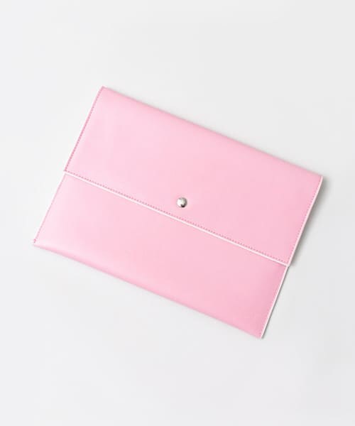 URBAN RESEARCH Sonny Label（アーバンリサーチサニーレーベル）の「01プリントレザークラッチバッグ（クラッチバッグ・レディース・ブラック/アイボリー/ピンク・one/One）」の3枚目の写真