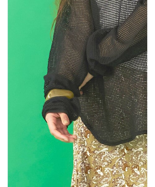 Ungrid（アングリッド）の「カラーニュアンスバングル（ブレスレット・レディース・アイボリー/ピスタチオ/ブラウン・F）」の17枚目の写真