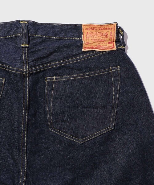 ADAM ET ROPE'(アダムエロペ)の「【BONCOURA/ボンクラ】15周年記念大戦型5Pデニム(本藍デニム)(デニムパンツ・メンズ・ネイビー・28/29/30/31/32/33/34)」の12枚目の写真
