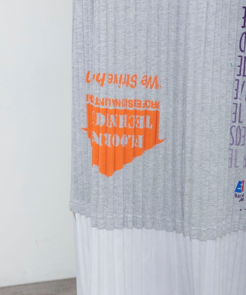 THE GOODLAND MARKET（ザグッドランドマーケット）の「SREU　ソフトプリーツロングSKIRT（スカート・レディース・Assort1/WHITE/BLACK/Assort2・M）」の21枚目の写真